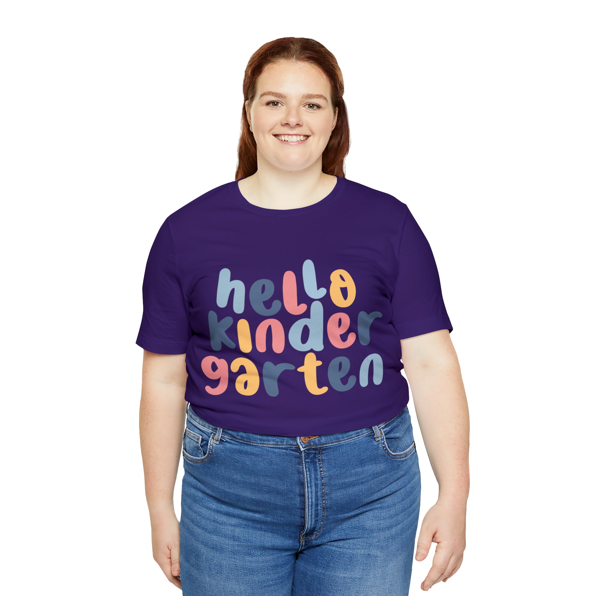 Hello Kindergarten School Shirt | First day of School Unisex T-Shirt