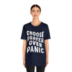 Prayer Over Panic Unisex Shirt | Religious Shirt for Prayers