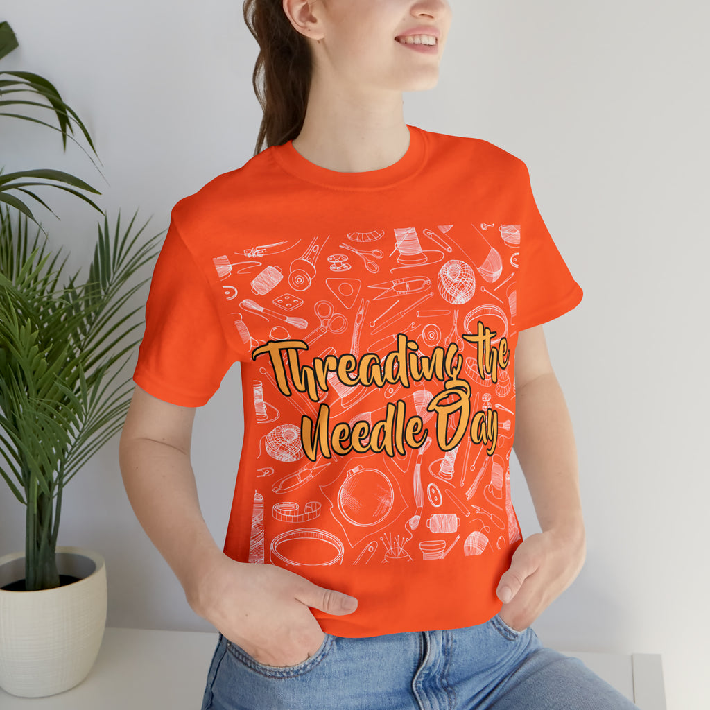 Threading the Needle Day Shirt | Tailor Sewing Unisex T-Shirt
