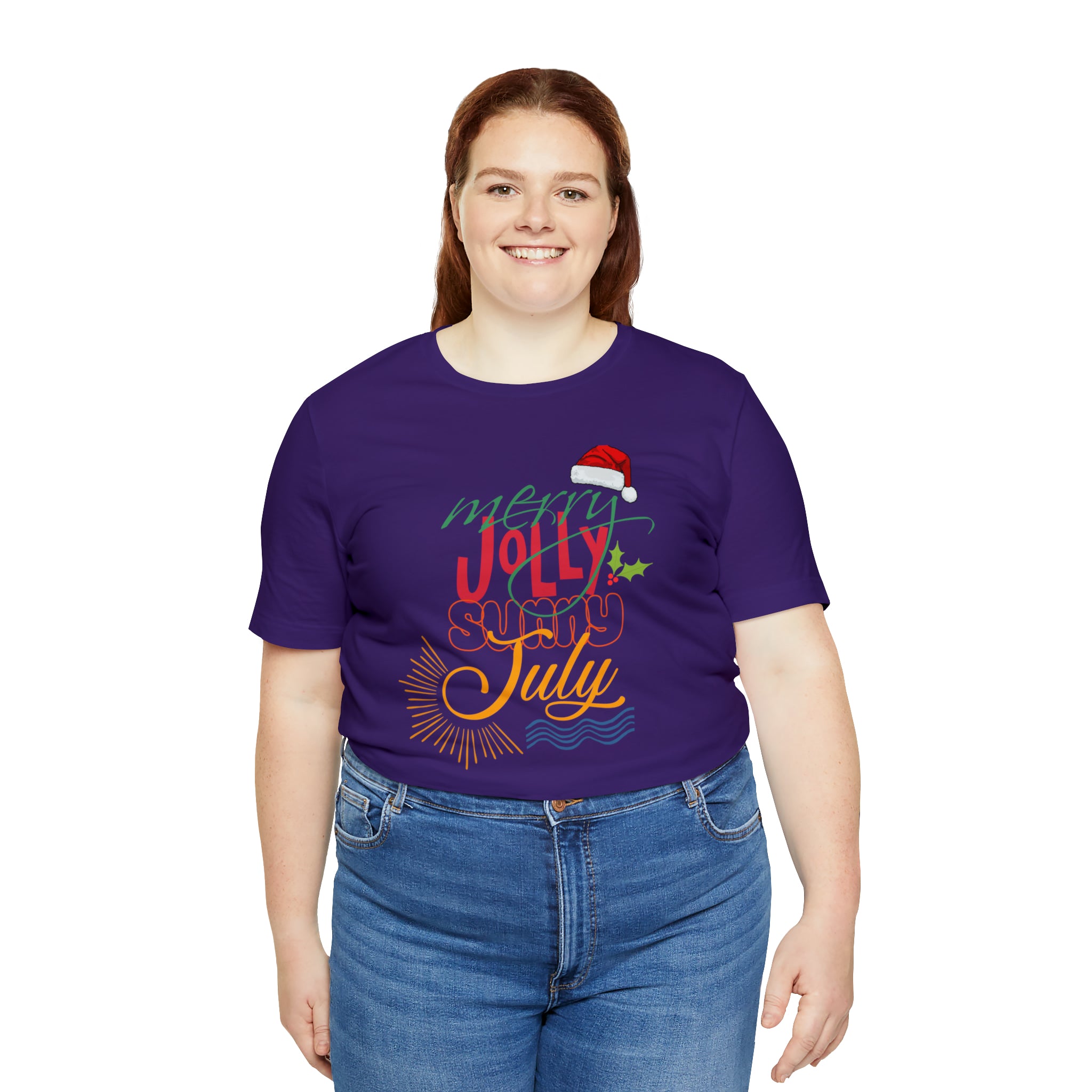 Merry Sunny July Shirt | Christmas in July Statement T-Shirt