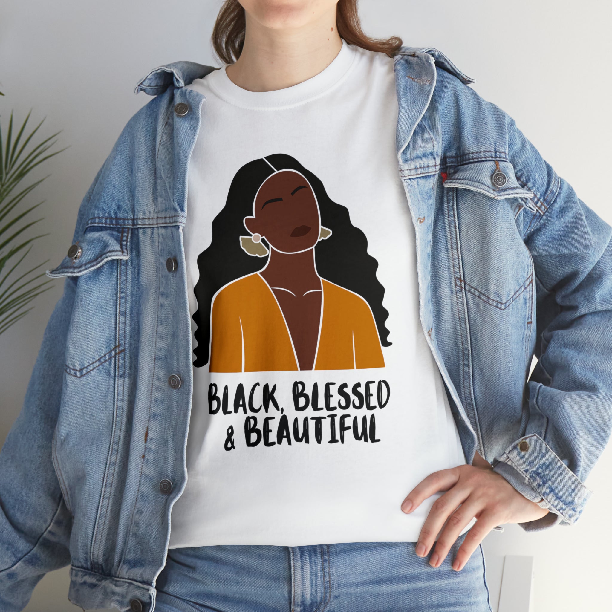 Black, Blessed & Beautiful Shirt | Empowered & Beautiful Cotton T-shirt