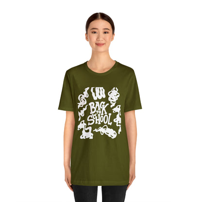 Back to School Ink Shirt | Black and White School Unisex T-Shirt