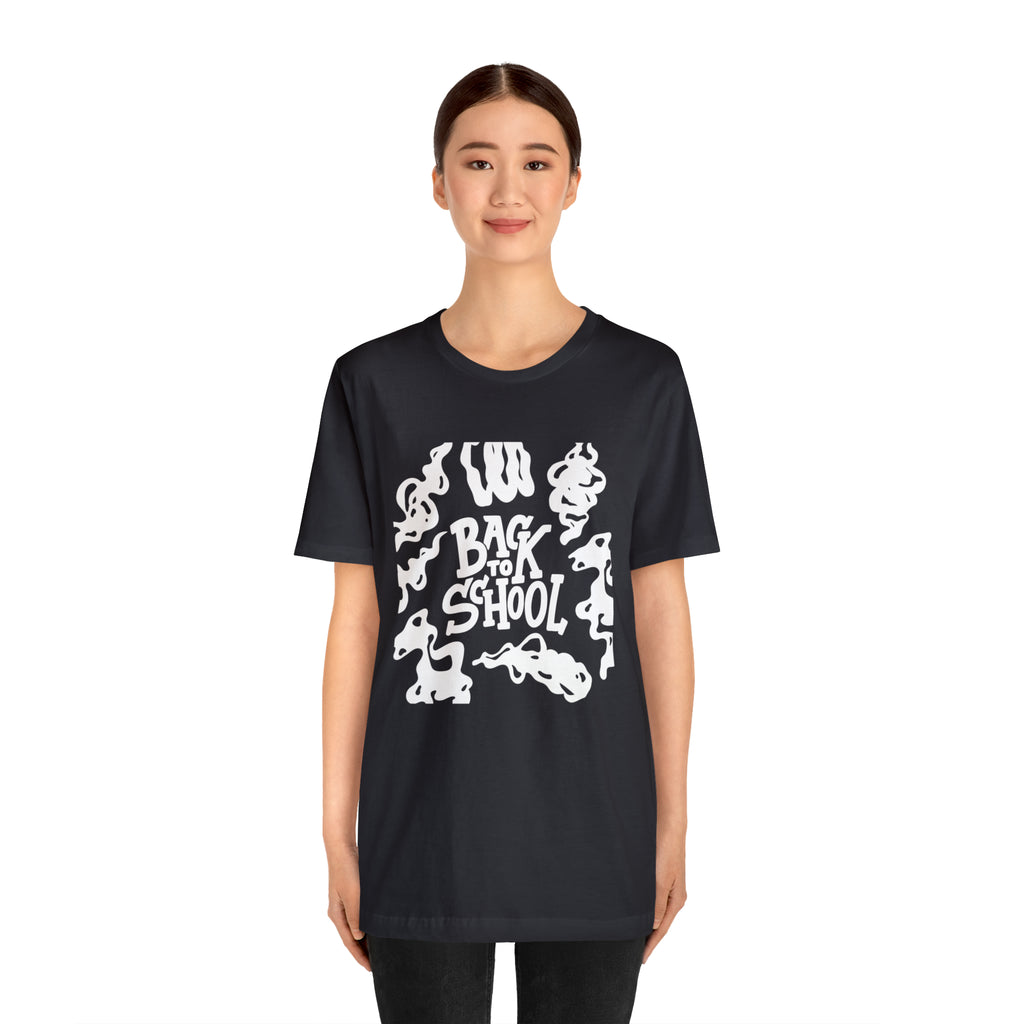 Back to School Ink Shirt | Black and White School Unisex T-Shirt