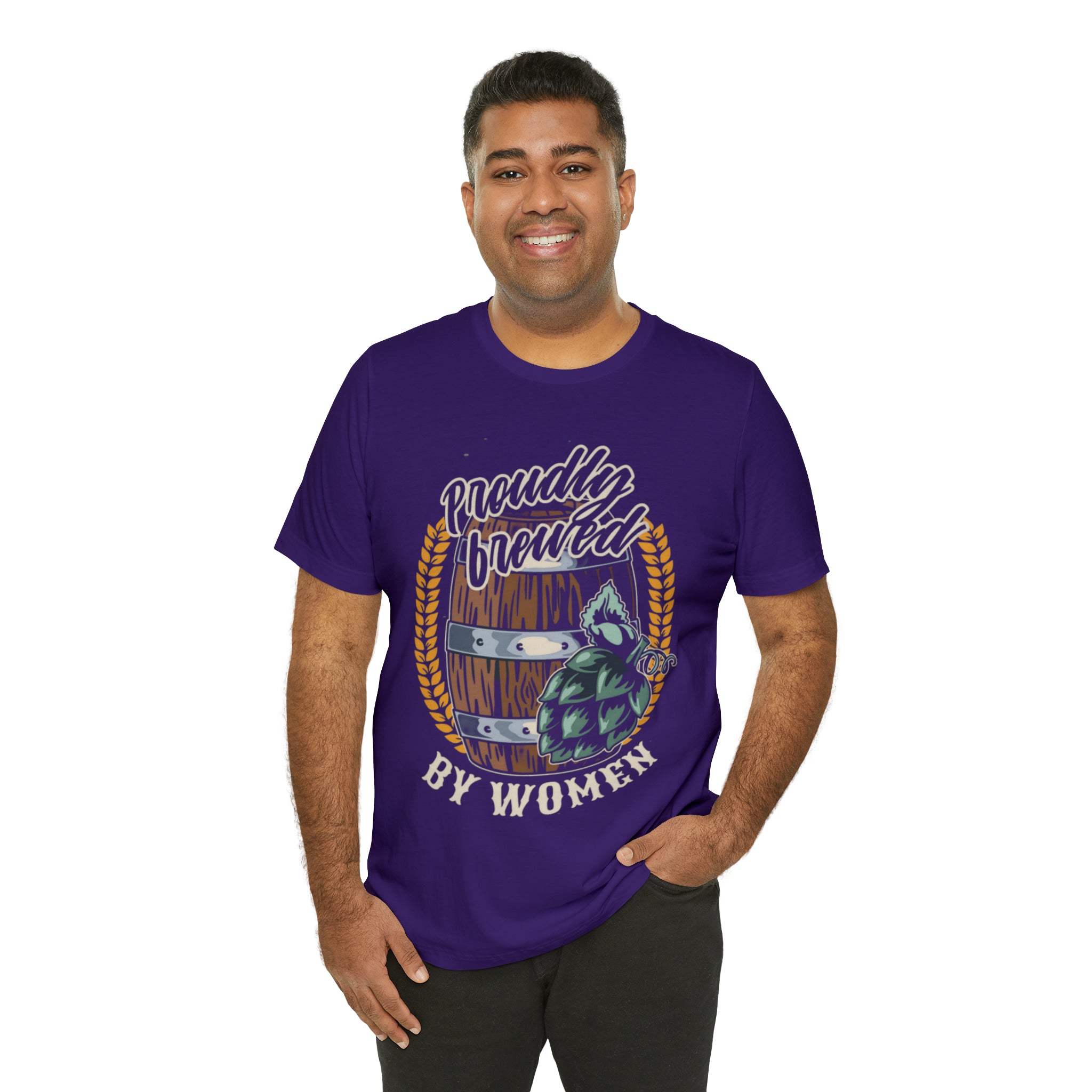 Brewed by Women Beer Shirt | Drink Beer Unisex T-Shirt