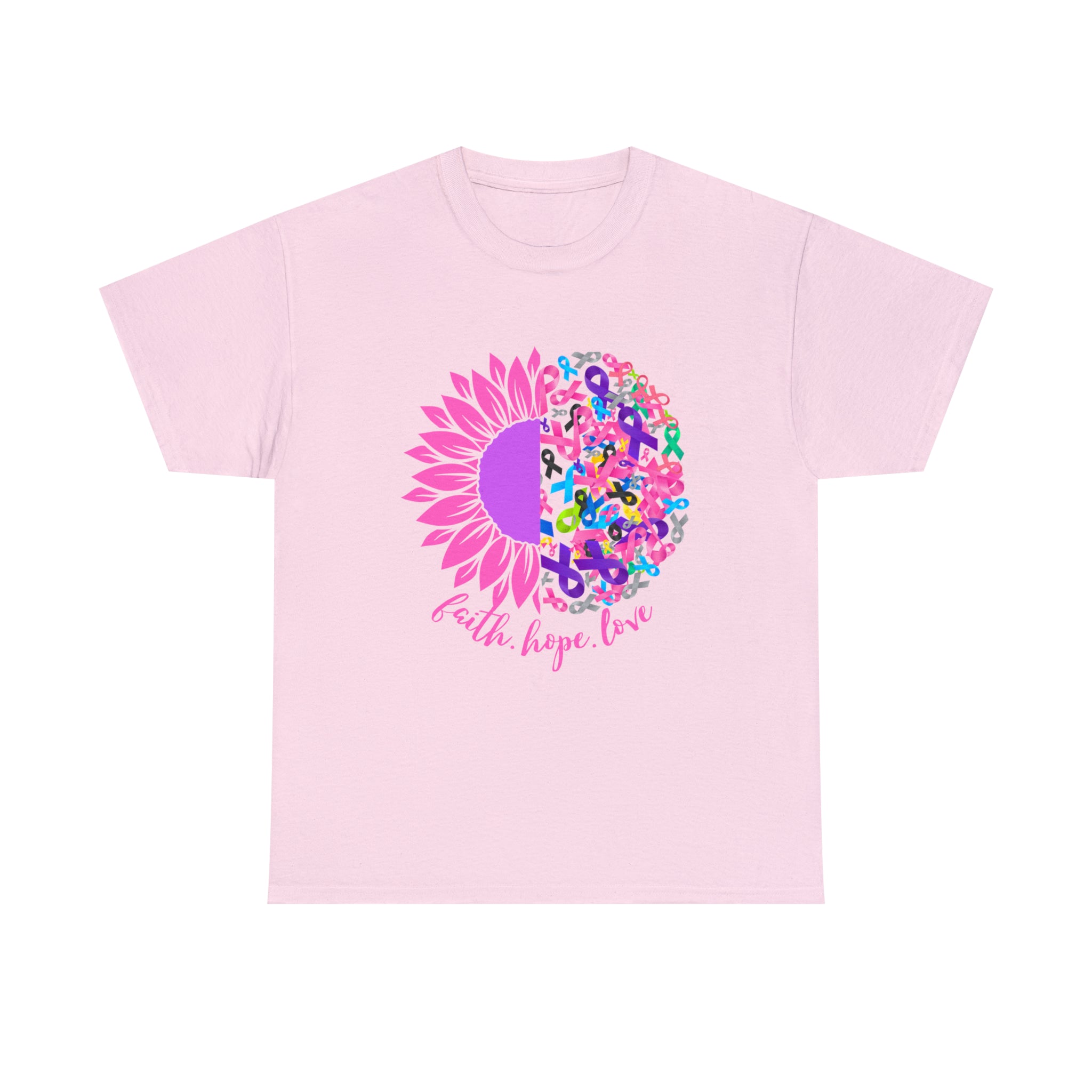 Faith Hope Love Shirt | Cancer Warrior Support Unisex T-Shirt