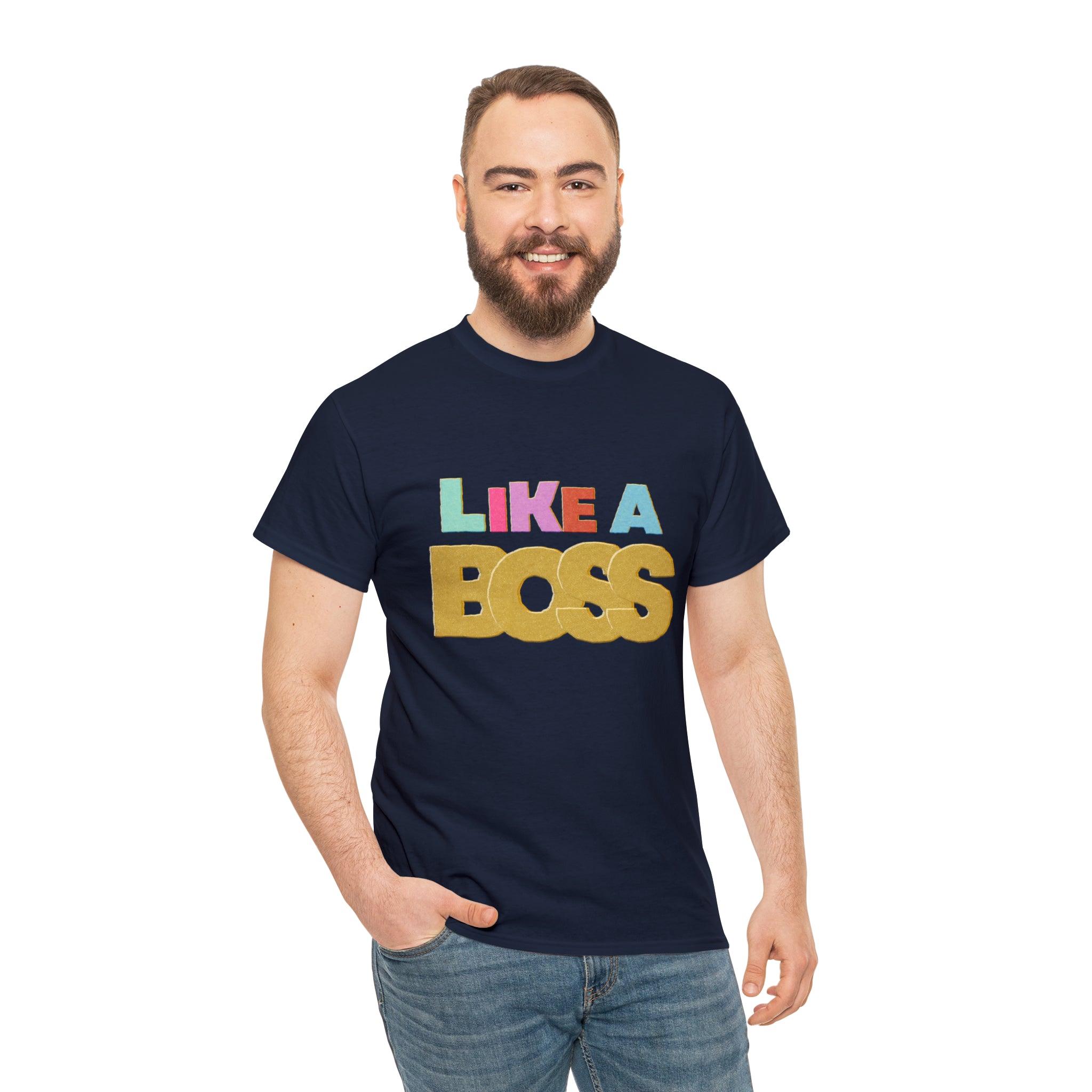 Like A Boss Shirt | Colorful Boss Vibes Statement Tee