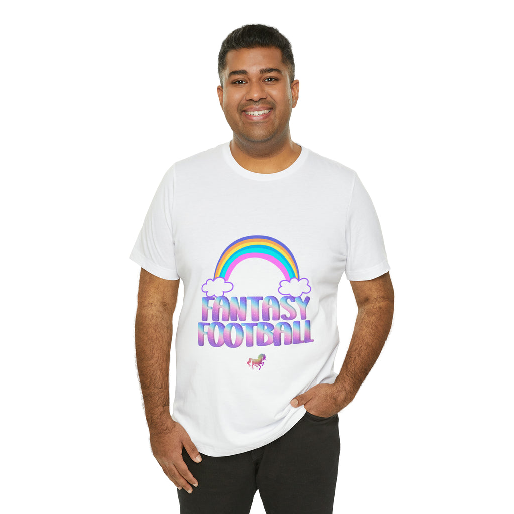 Cute Fantasy Football Shirt | Pink Cute Fantasy Football Unisex T-Shirt