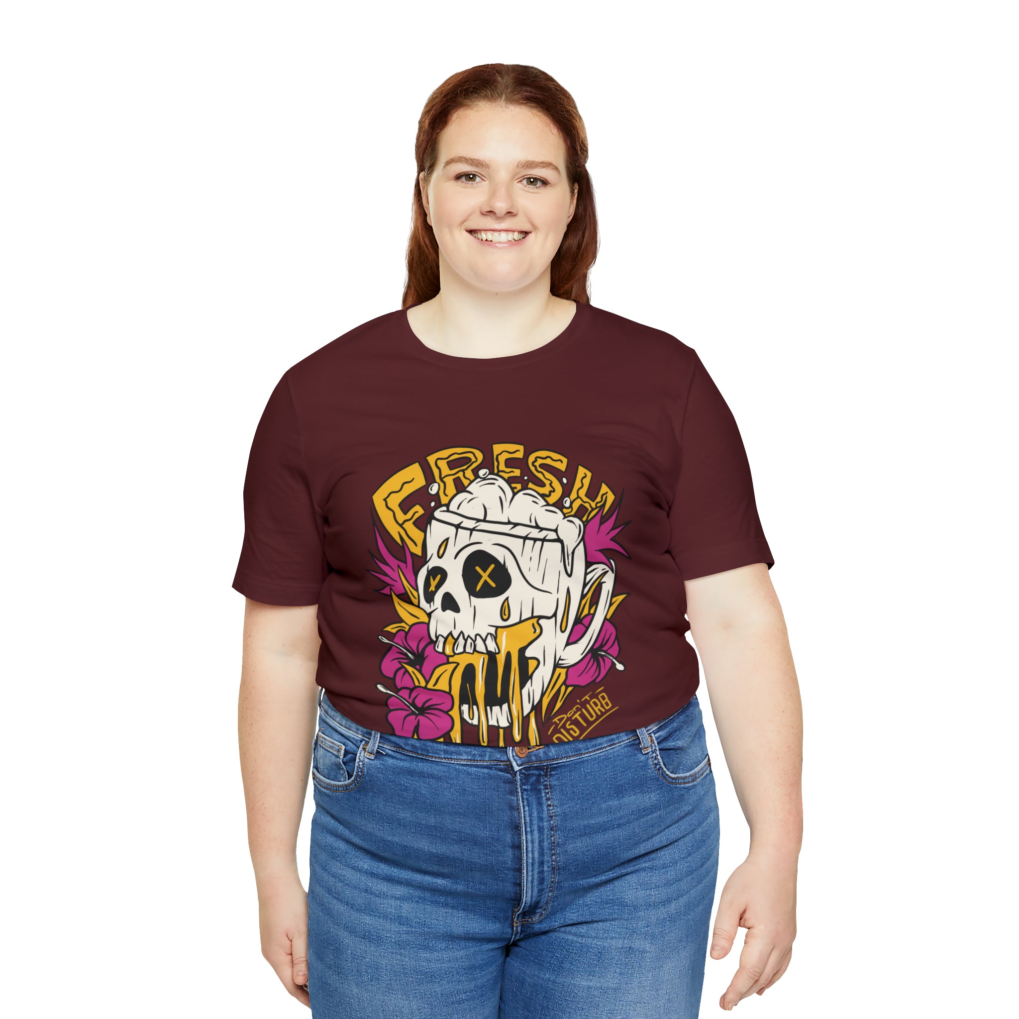 Fresh Beer Skull Shirt | Drink Beer Unisex T-Shirt