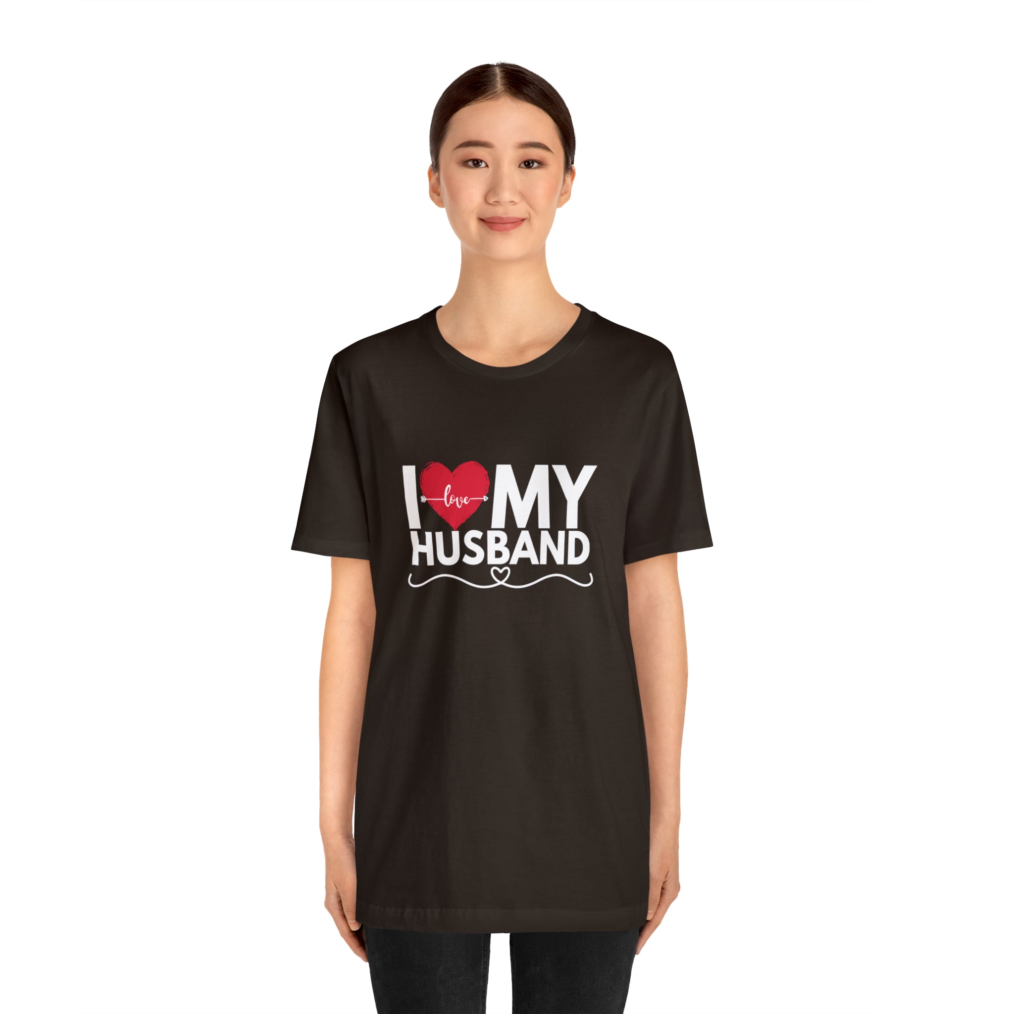 I Love My Husband Shirt | Couple Love T-Shirt, Pair Husband Wife Matching Shirt