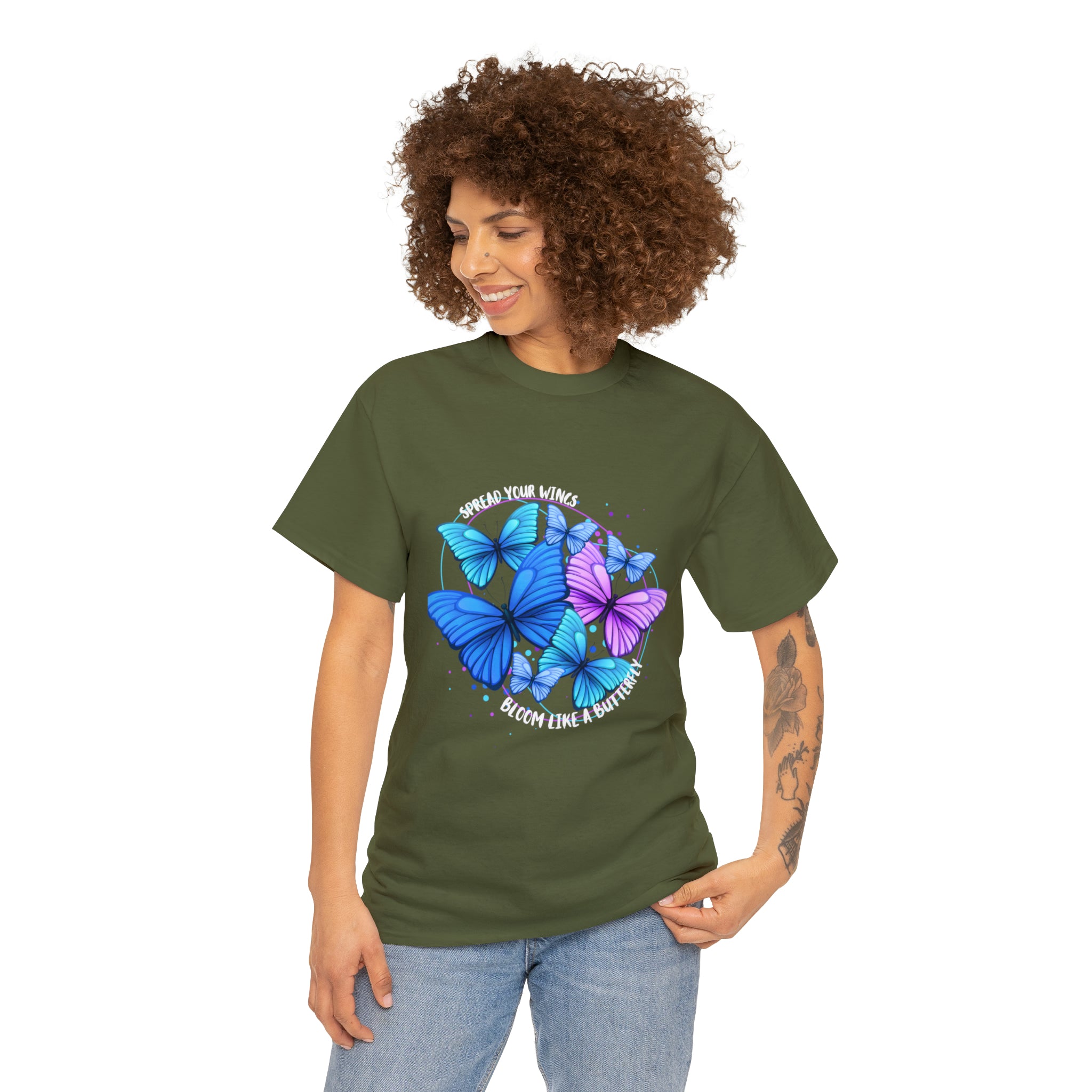 Spread Your Wings Bloom Like A Butterfly | Metamorphosis in Motion Tee