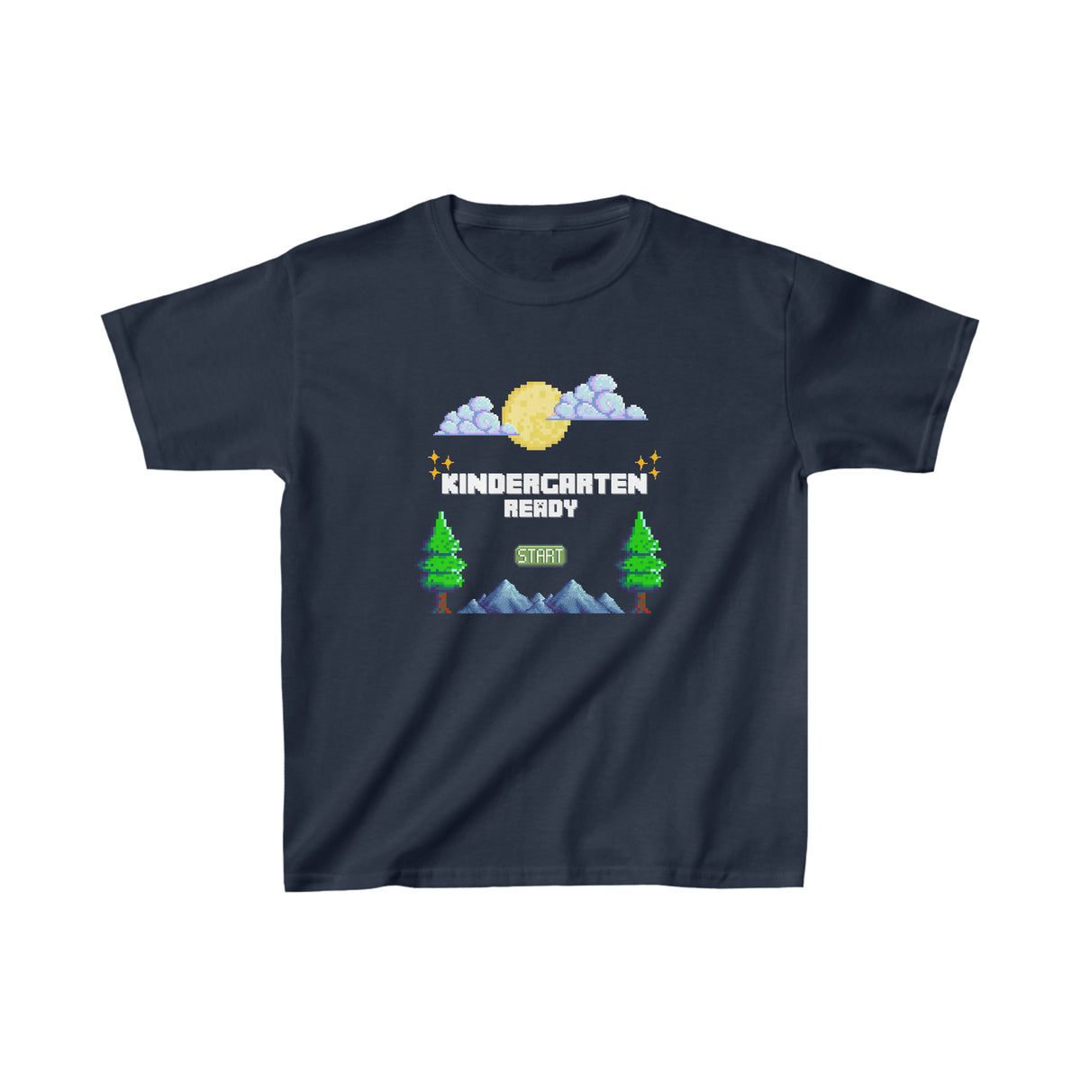 Kindergarten Ready Pixel Shirt | Minecraft Kids Heavy Cotton™ Tee