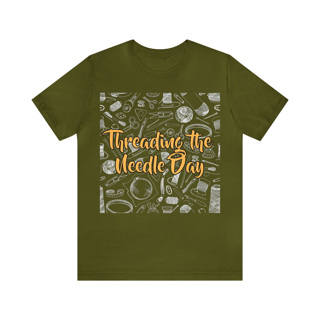 Threading the Needle Day Shirt | Tailor Sewing Unisex T-Shirt