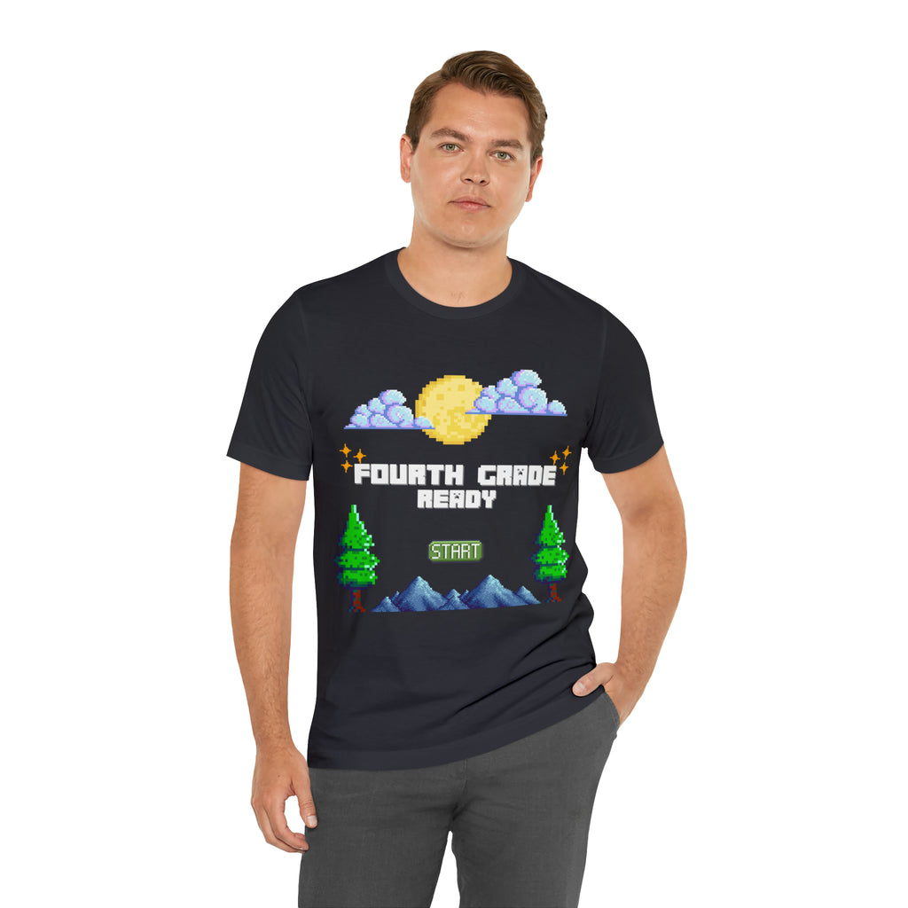 Fourth Grade Ready Pixel Shirt | Minecraft Unisex T-Shirt