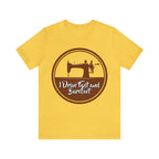 Tailor Sewing Machine Shirt | Tailor Unisex Statement T-Shirt