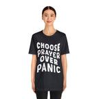 Prayer Over Panic Unisex Shirt | Religious Shirt for Prayers