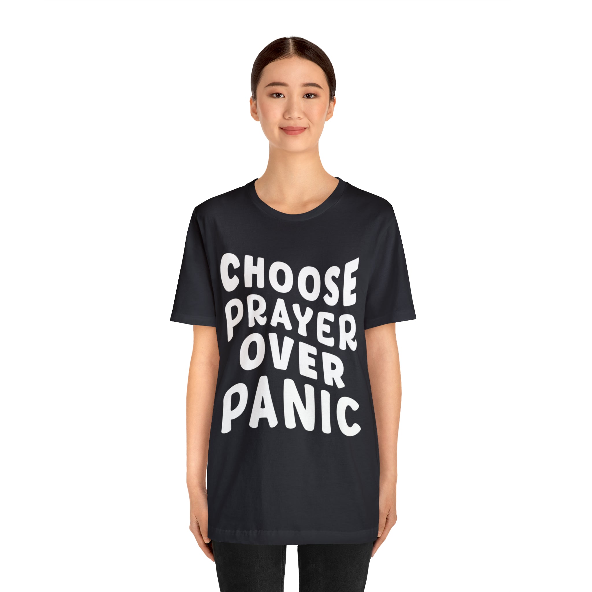 Prayer Over Panic Unisex Shirt | Religious Shirt for Prayers