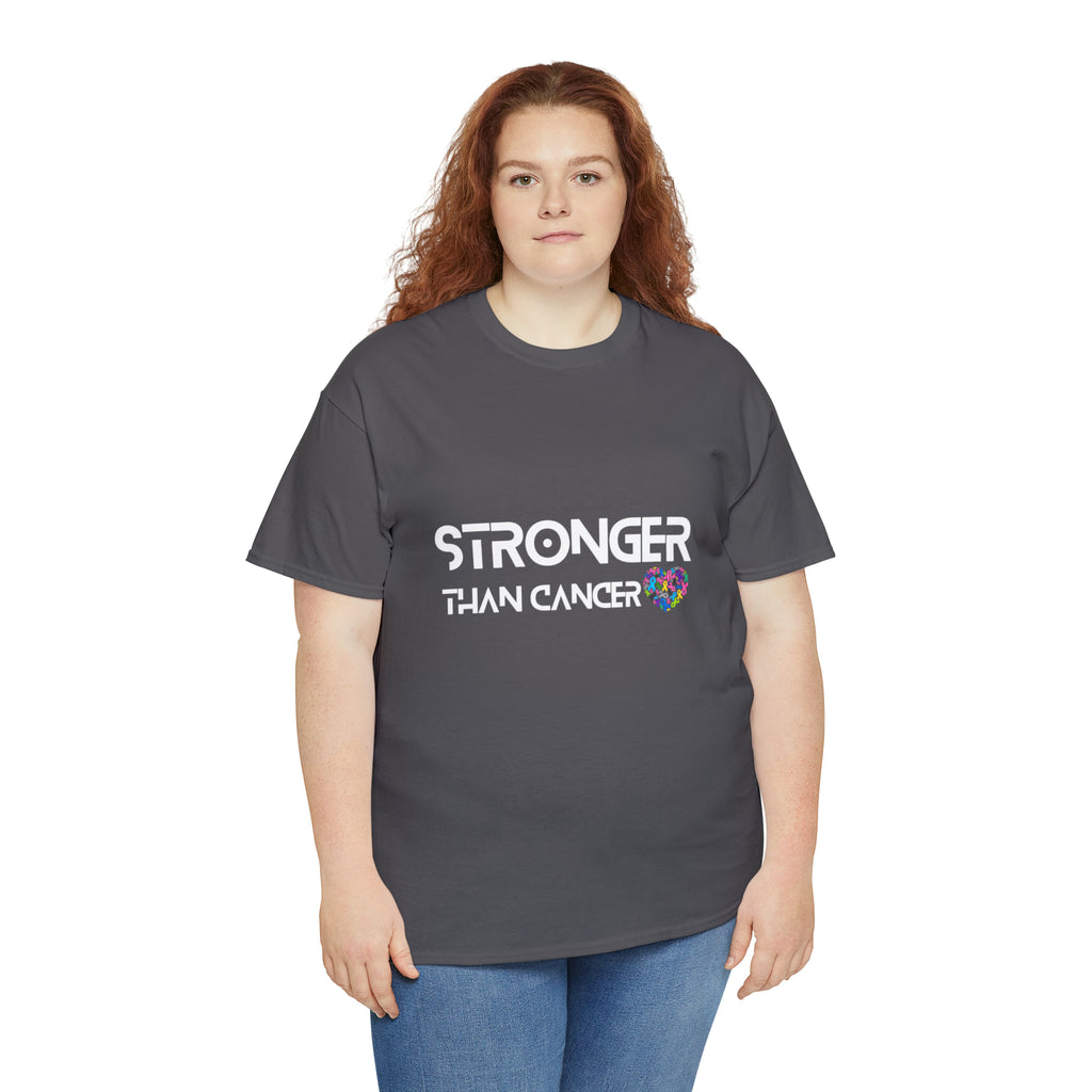 Stronger Than Cancer Shirt | Cancer Warrior Support Unisex T-Shirt