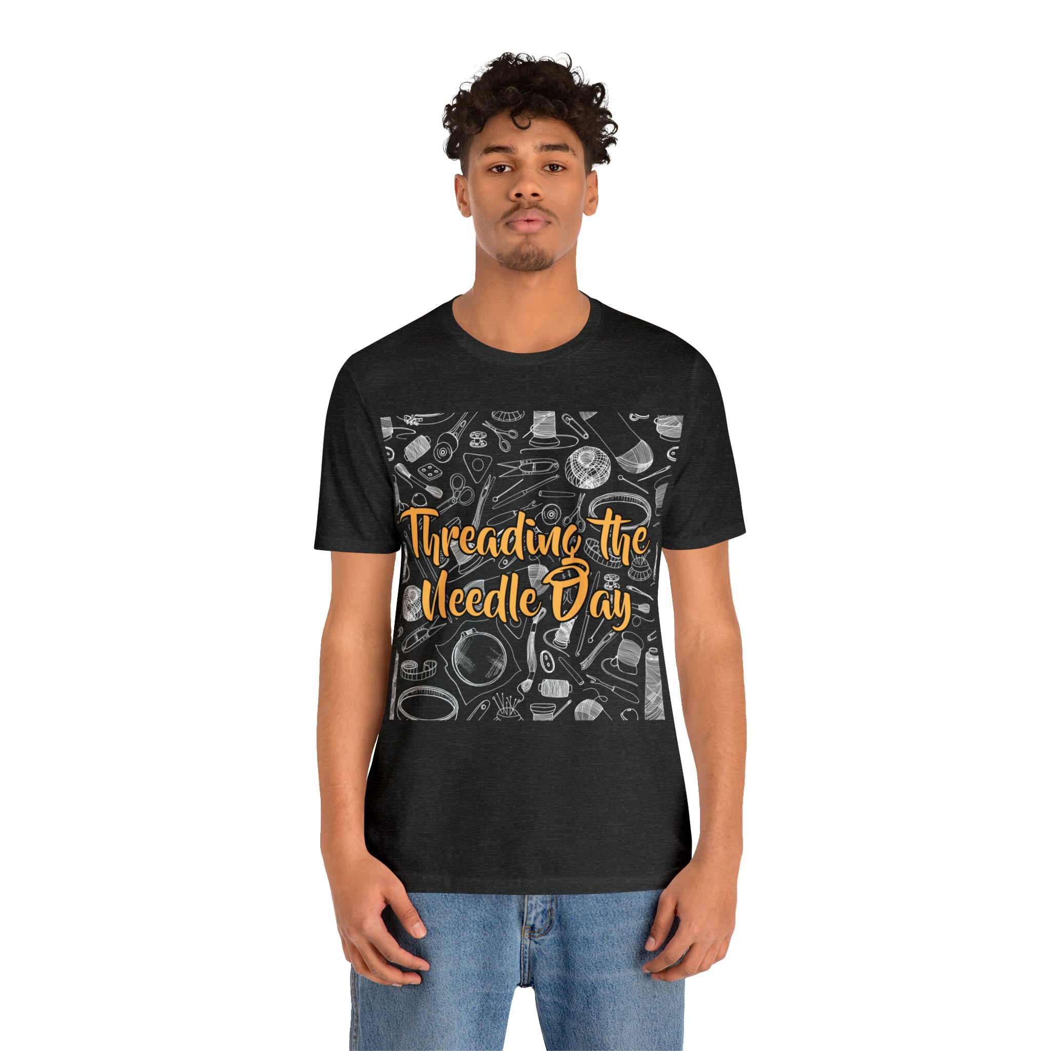Threading the Needle Day Shirt | Tailor Sewing Unisex T-Shirt
