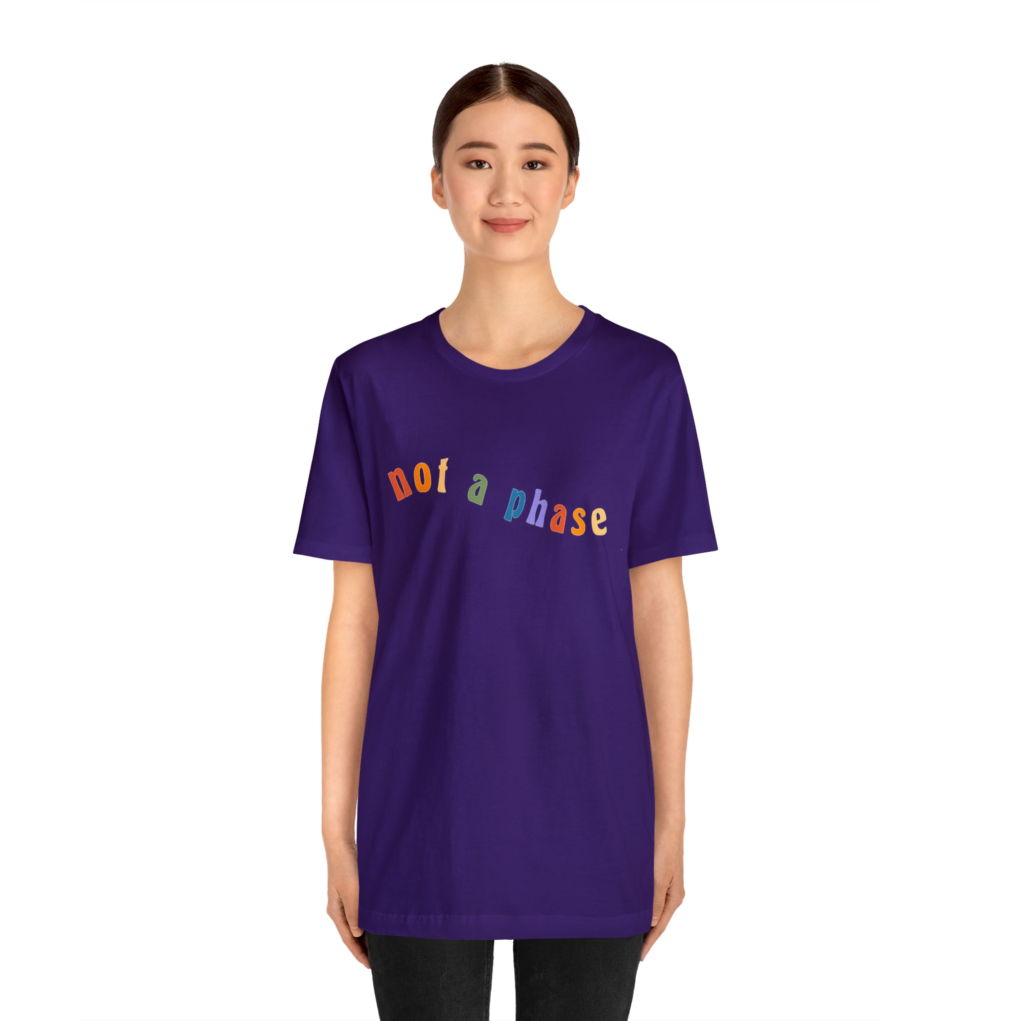 Not A Phase LGBTQIA+ Unisex Shirt | Not A Phase Rainbow Gay Pride Shirt