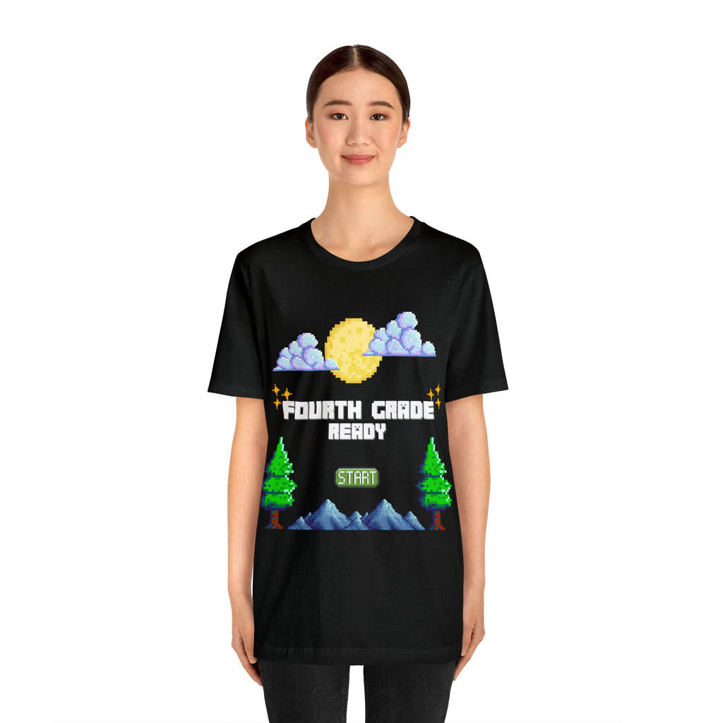 Fourth Grade Ready Pixel Shirt | Minecraft Unisex T-Shirt