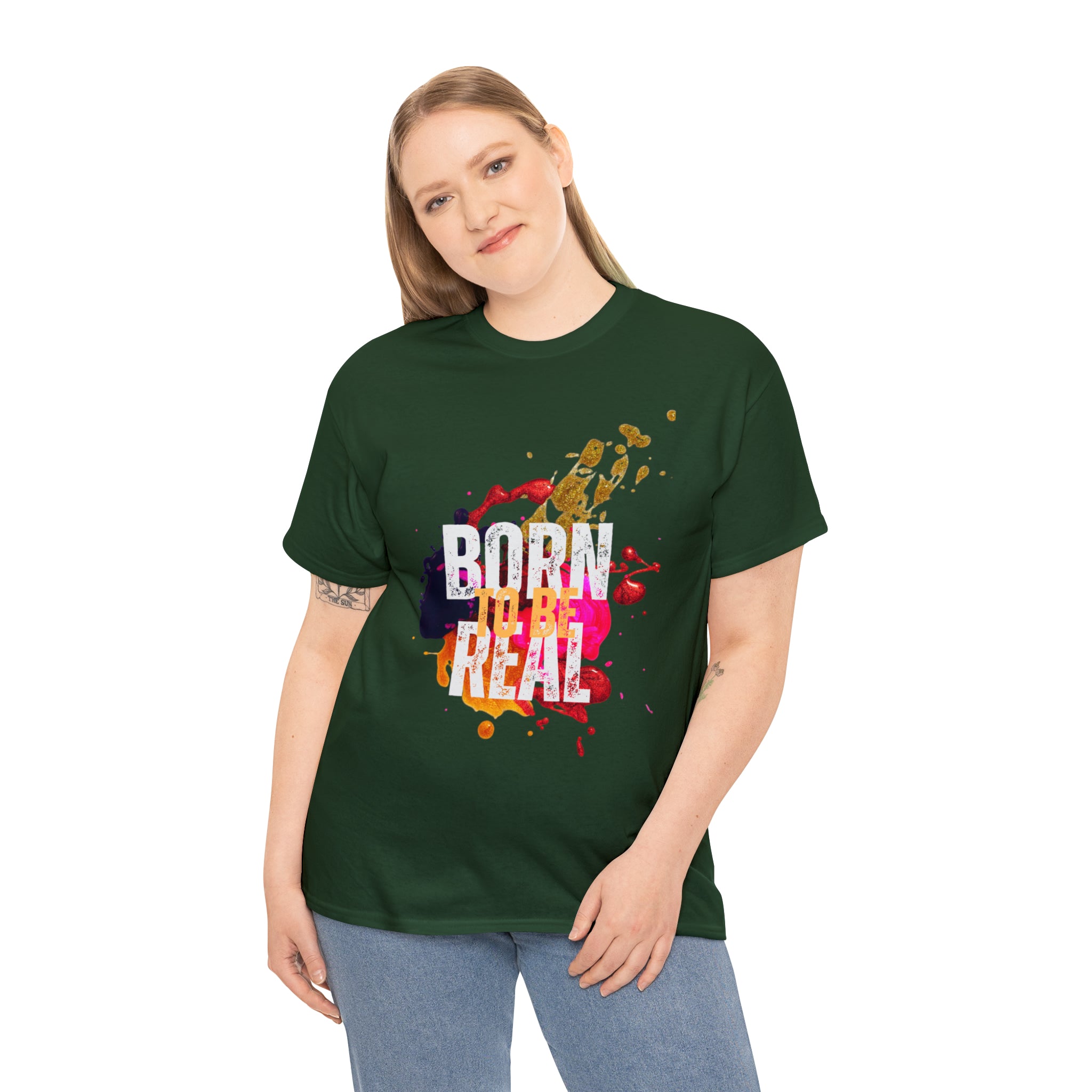 Born To Be Real  | Genuine Spirit Unisex Statement Tee