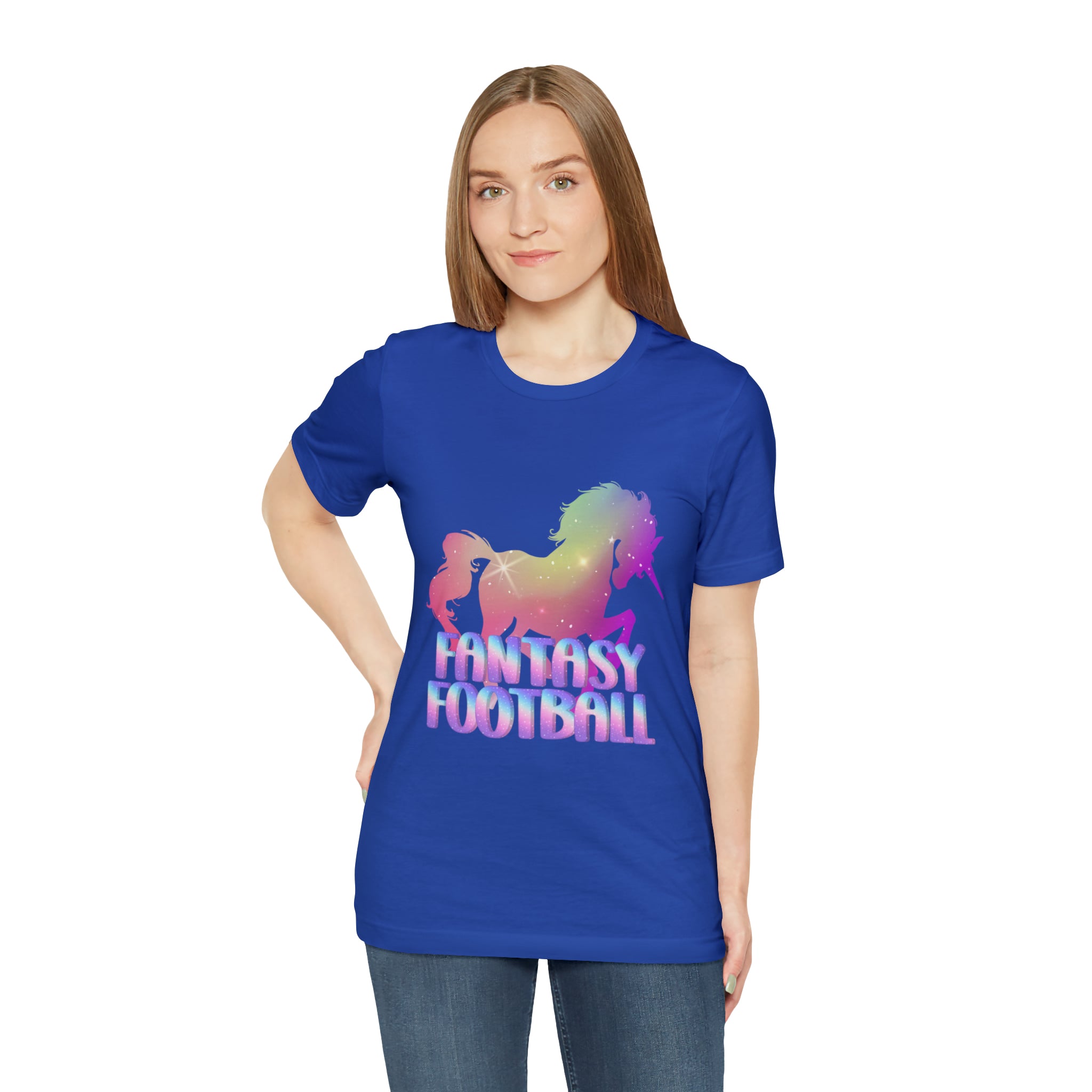 Fantasy Football Pink Shirt | Unicorn Fantasy Football Unisex T-Shirt