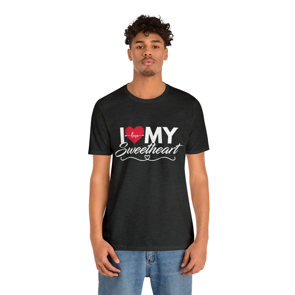 I Love My Sweetheart Shirt | Couple Love T-Shirt, Pair Girlfriend Boyfriend Matching Shirt