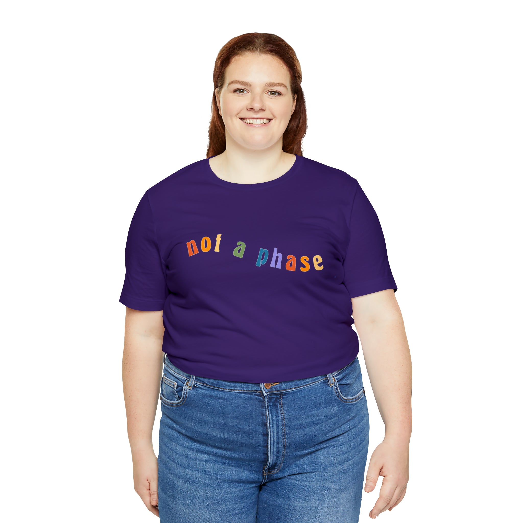 Not A Phase LGBTQIA+ Unisex Shirt | Not A Phase Rainbow Gay Pride Shirt