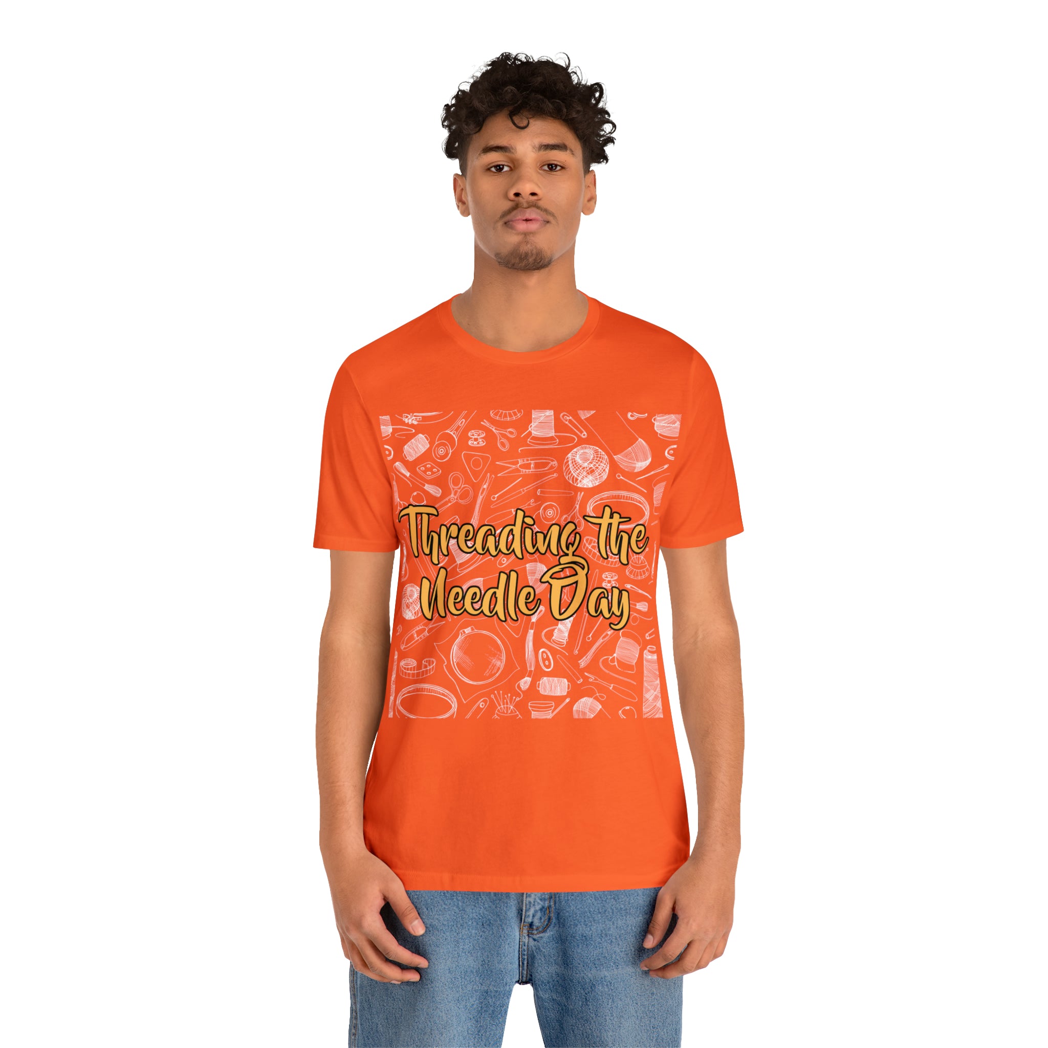Threading the Needle Day Shirt | Tailor Sewing Unisex T-Shirt