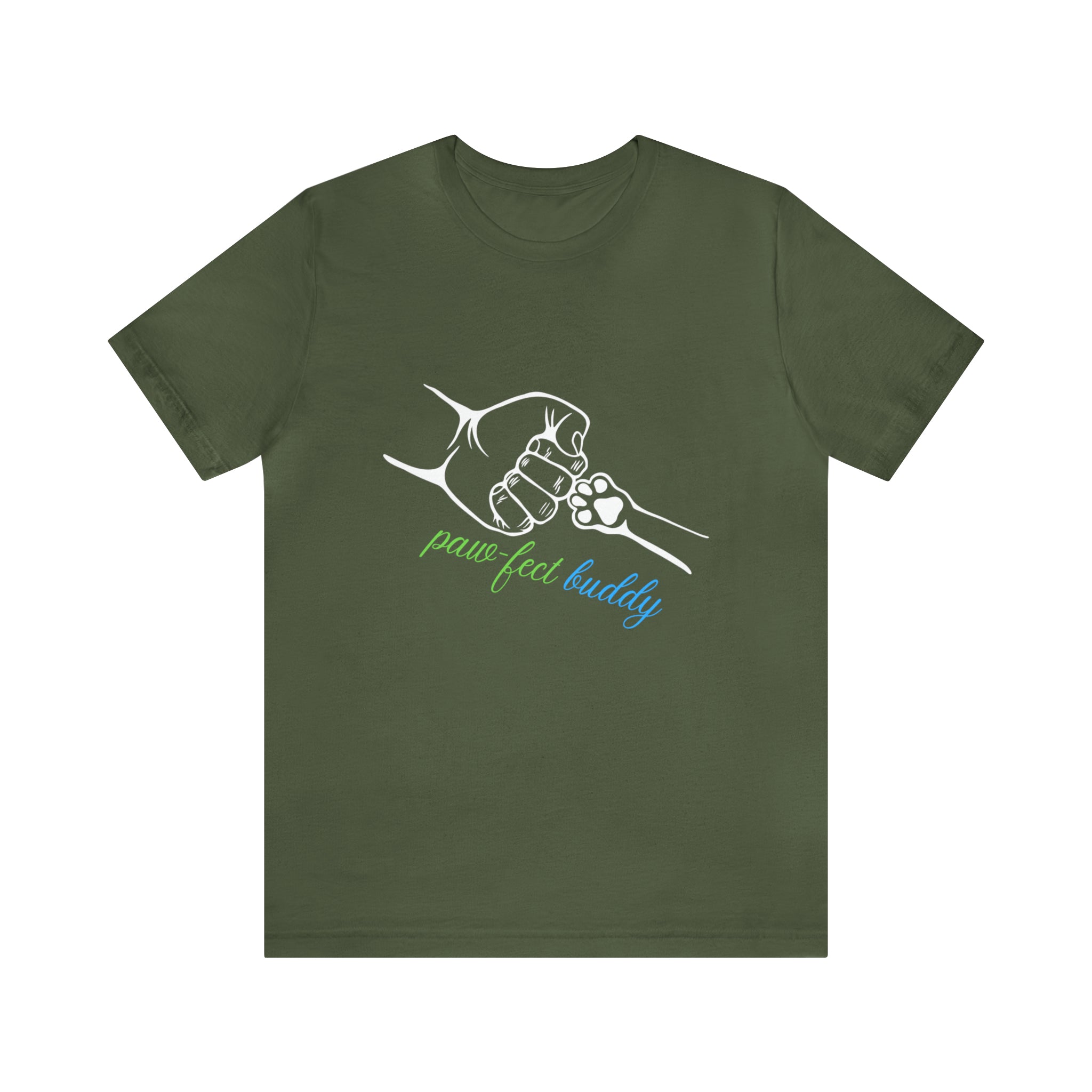 Paw-fect Buddy Sort Sleeve Shirt | Dog Lover Unisex T-Shirt