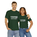 Stronger Than Cancer Shirt | Cancer Warrior Support Unisex T-Shirt