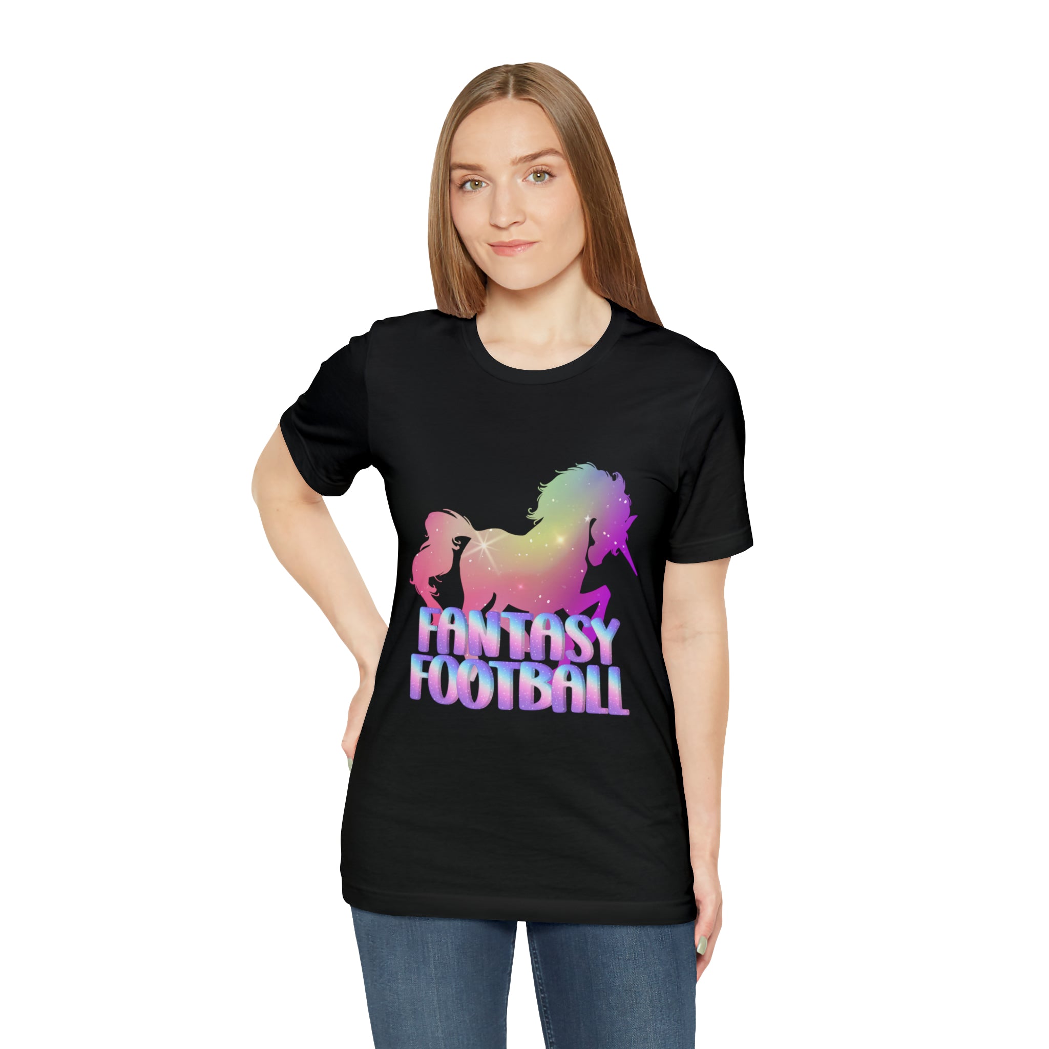 Fantasy Football Pink Shirt | Unicorn Fantasy Football Unisex T-Shirt