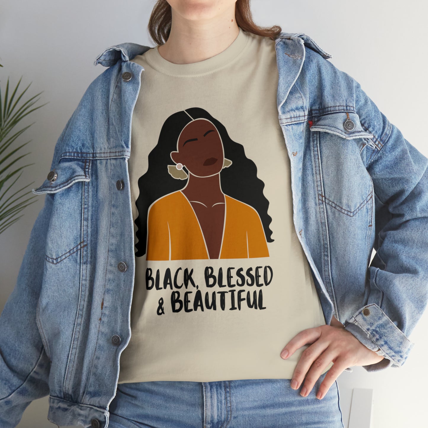 Black, Blessed & Beautiful Shirt | Empowered & Beautiful Cotton T-shirt