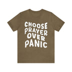 Prayer Over Panic Unisex Shirt | Religious Shirt for Prayers