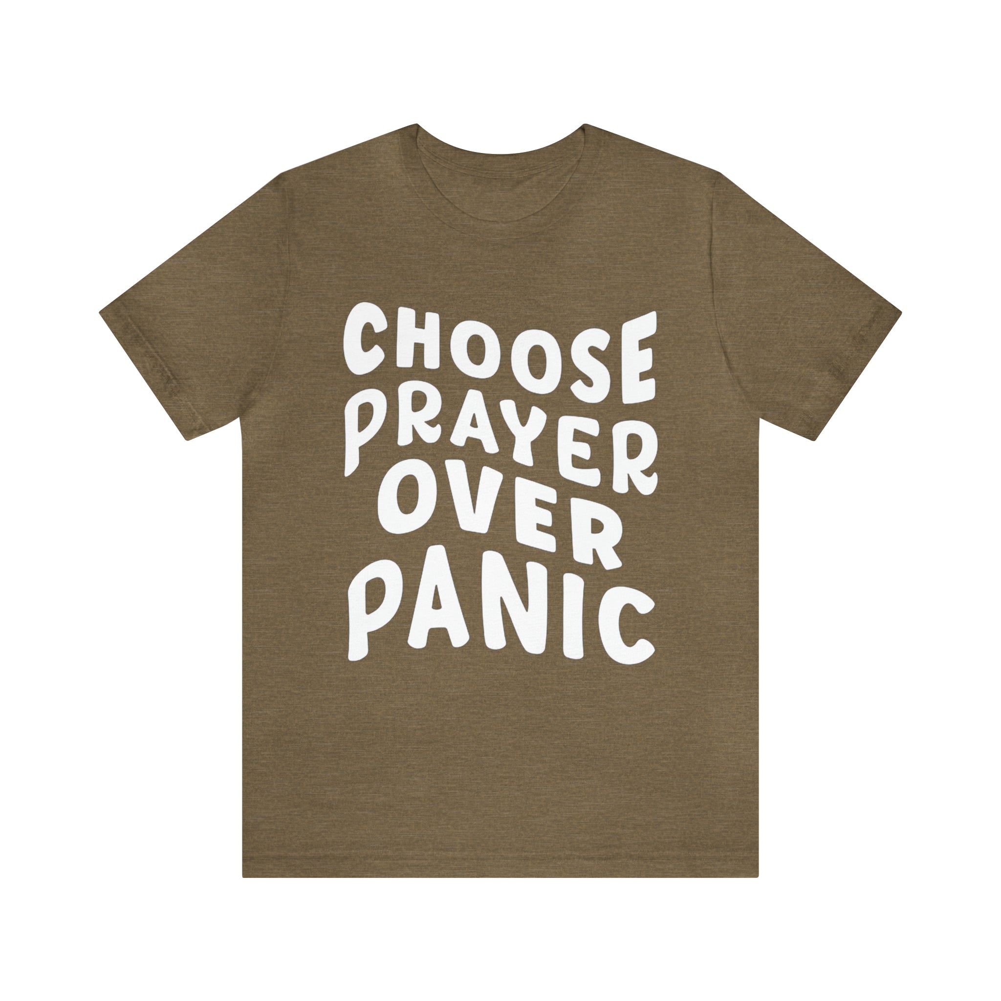Prayer Over Panic Unisex Shirt | Religious Shirt for Prayers