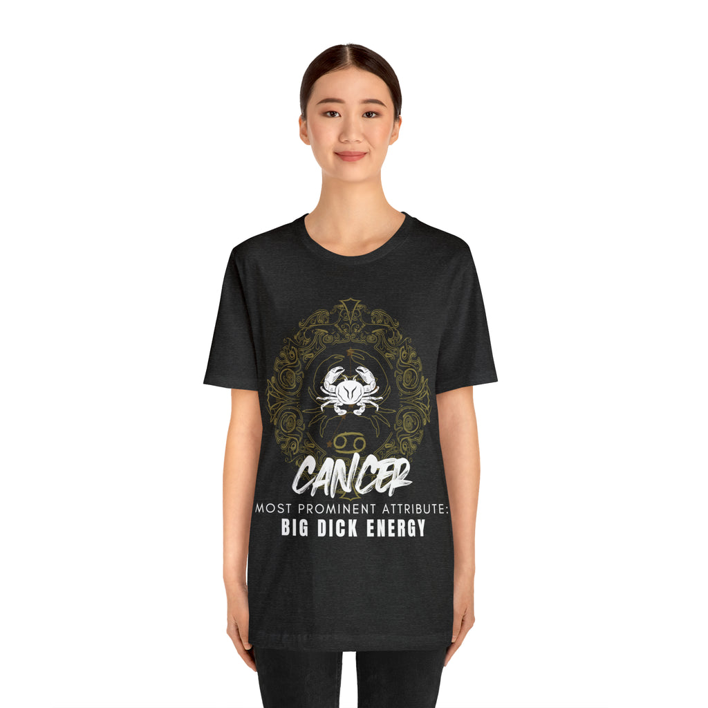 Cancer Zodiac Big Dick Energy Shirt | Zodiac Sign Statement T-Shirt