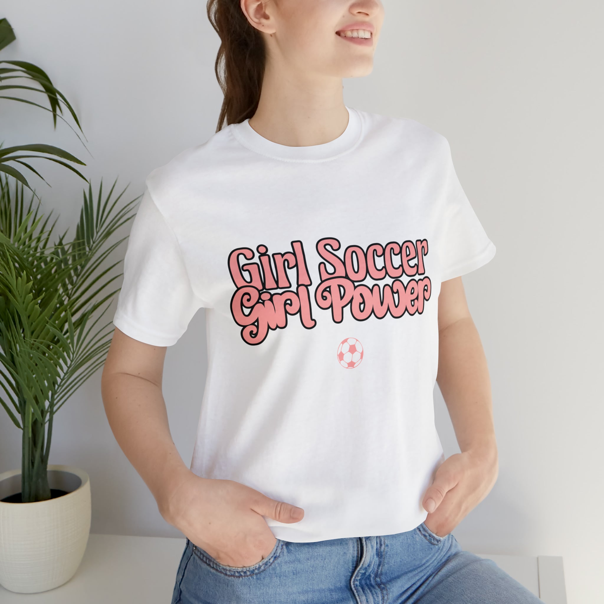 Girl Soccer Girl Power Shirt | Women Soccer T-Shirt