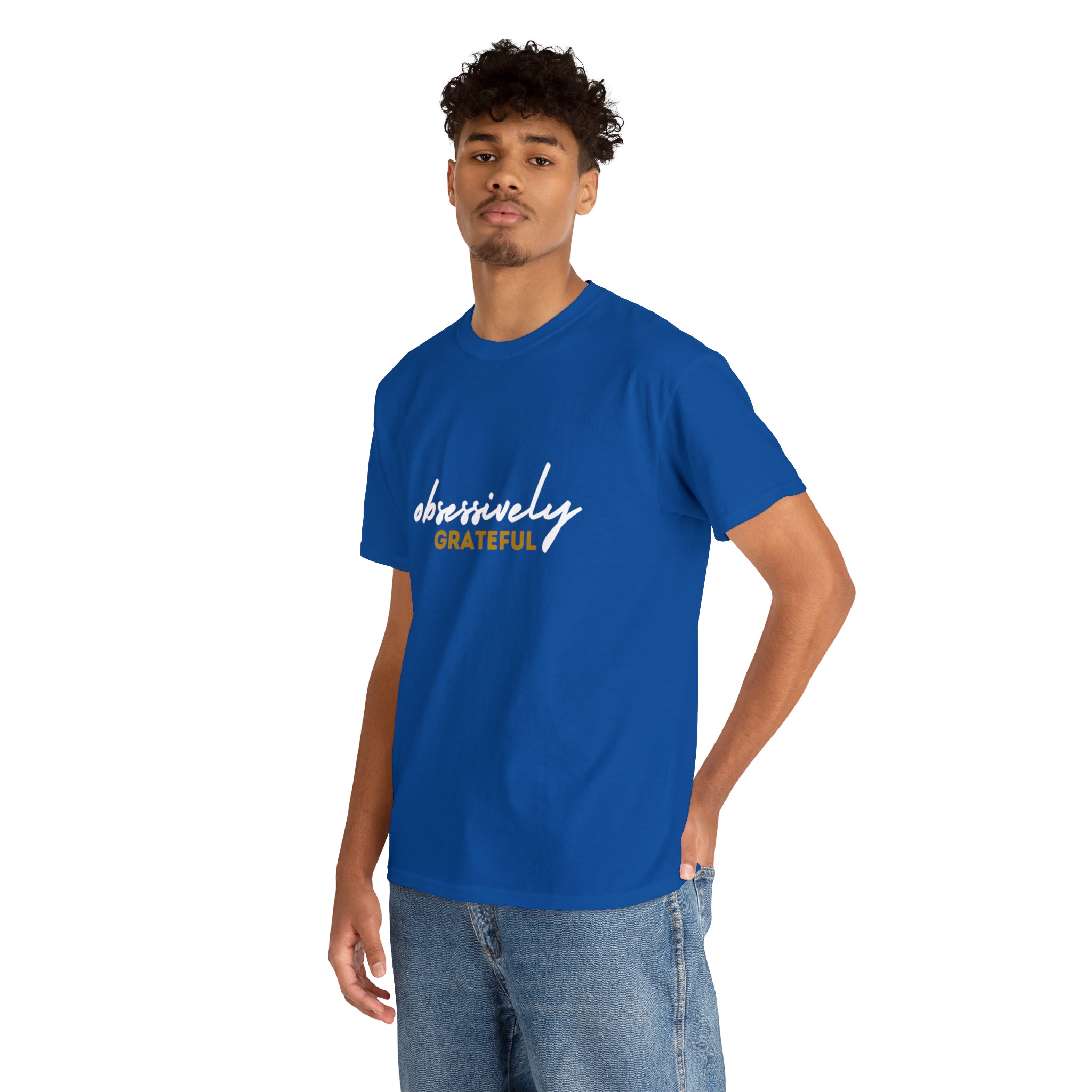 Obsessively Grateful Shirt | Minimalist Unisex T-Shirt