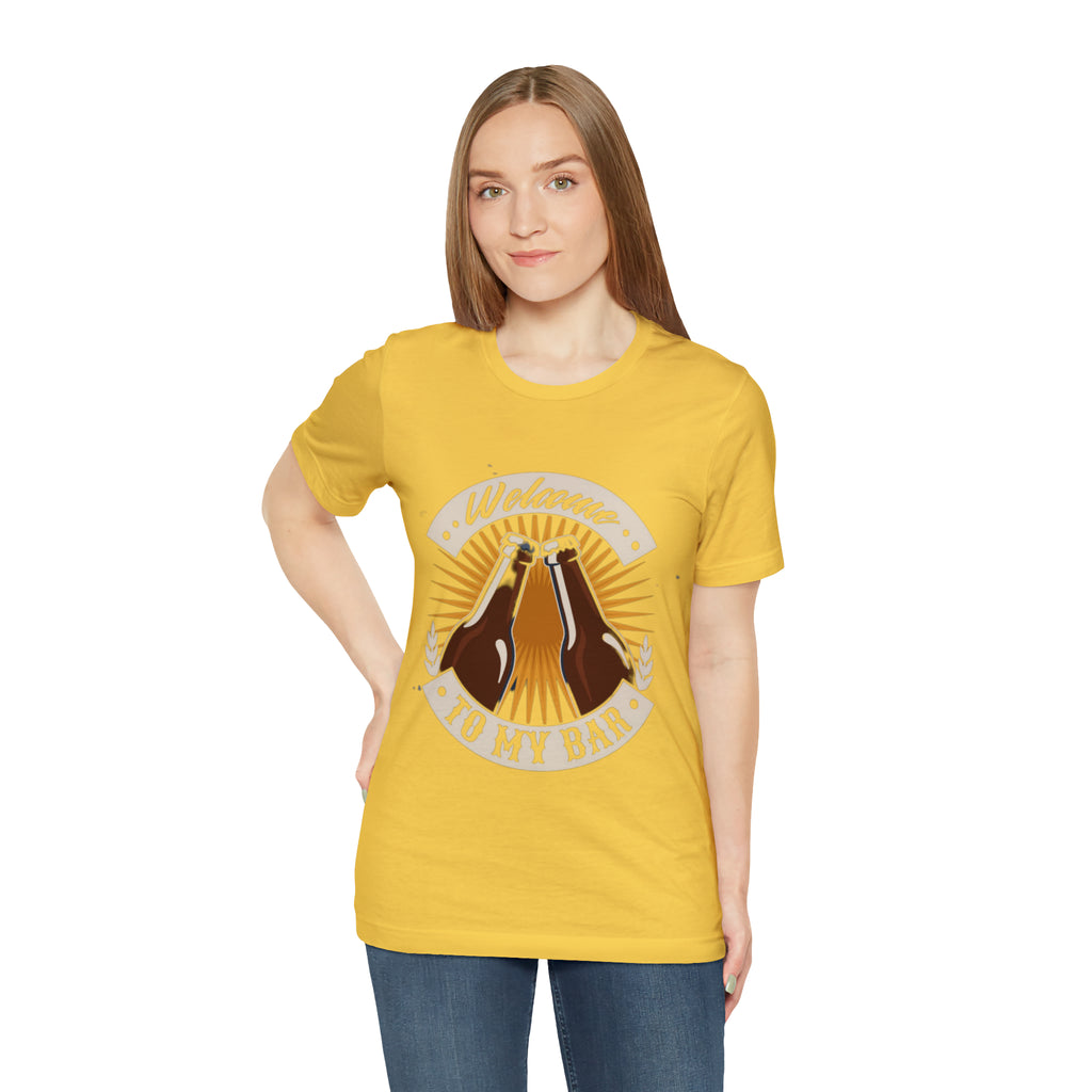 Welcome to my Bar Beer Shirt | Drink Beer Unisex T-Shirt