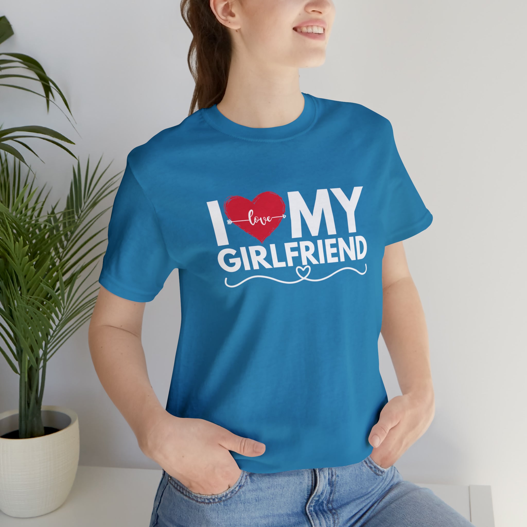 I Love My Girlfriend Shirt | Couple Love T-Shirt, Pair Girlfriend Boyfriend Matching Shirt