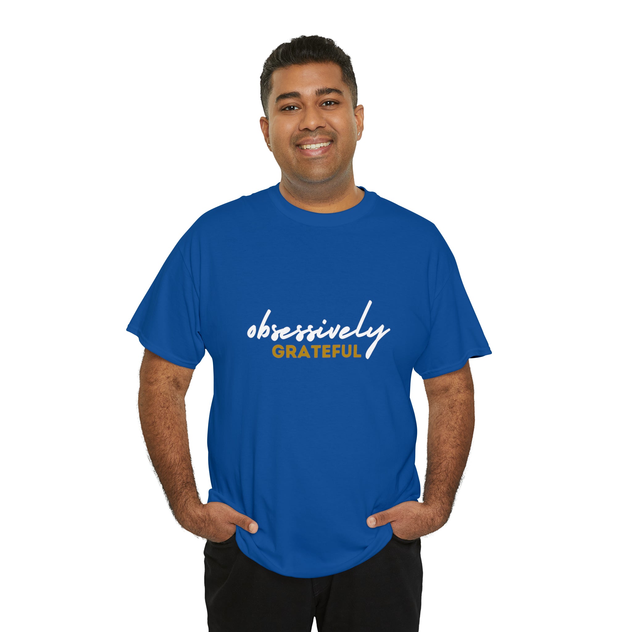 Obsessively Grateful Shirt | Minimalist Unisex T-Shirt
