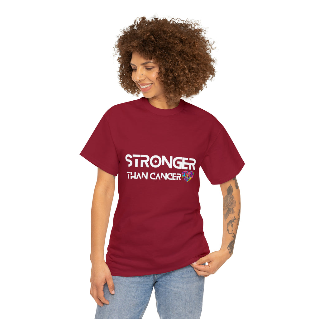 Stronger Than Cancer Shirt | Cancer Warrior Support Unisex T-Shirt