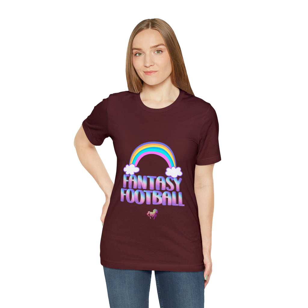 Cute Fantasy Football Shirt | Pink Cute Fantasy Football Unisex T-Shirt