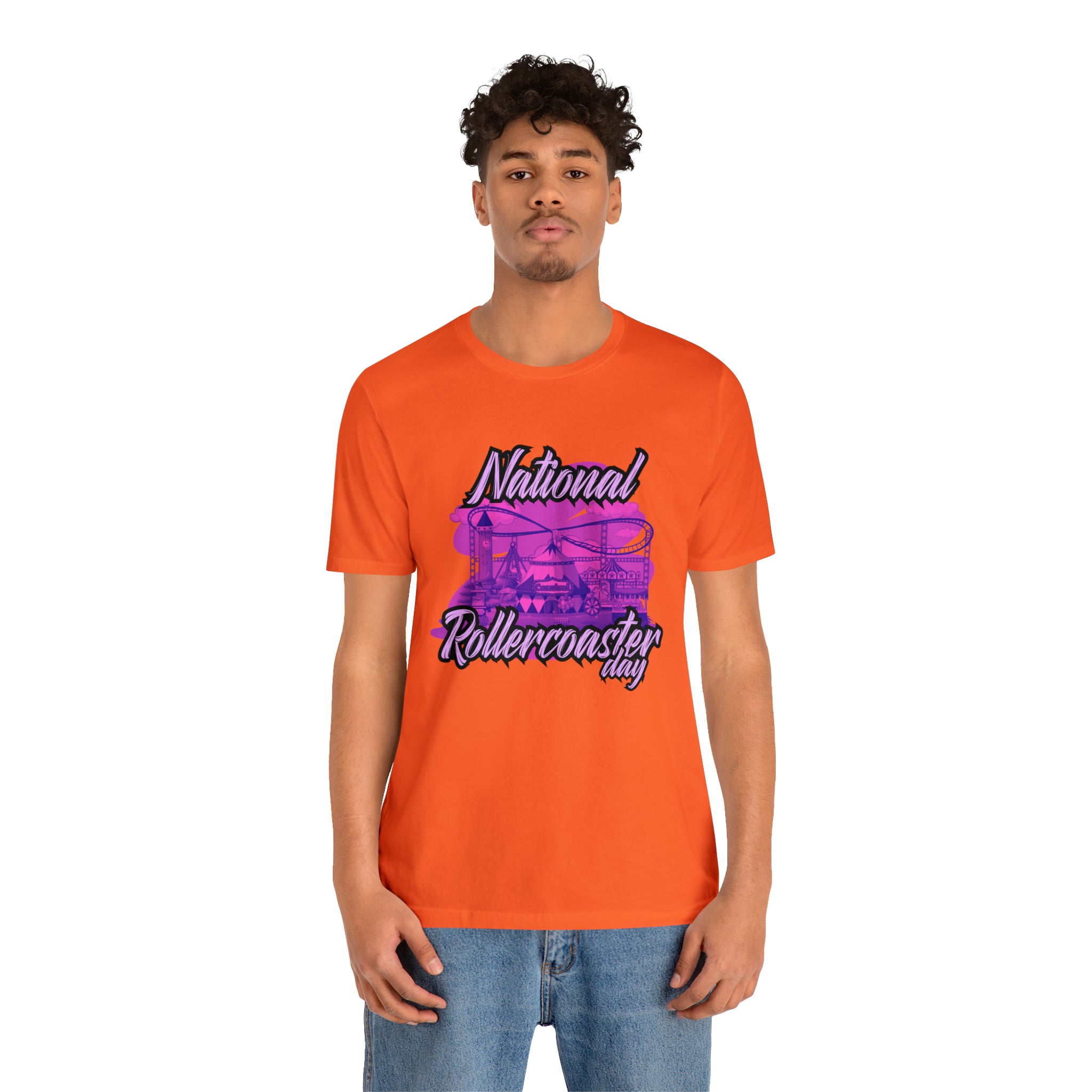 National Rollercoaster Day Pink Shirt | Carnival Ride T-Shirt