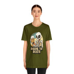 Skeleton Drank to Death Shirt | Drink Beer Unisex T-Shirt