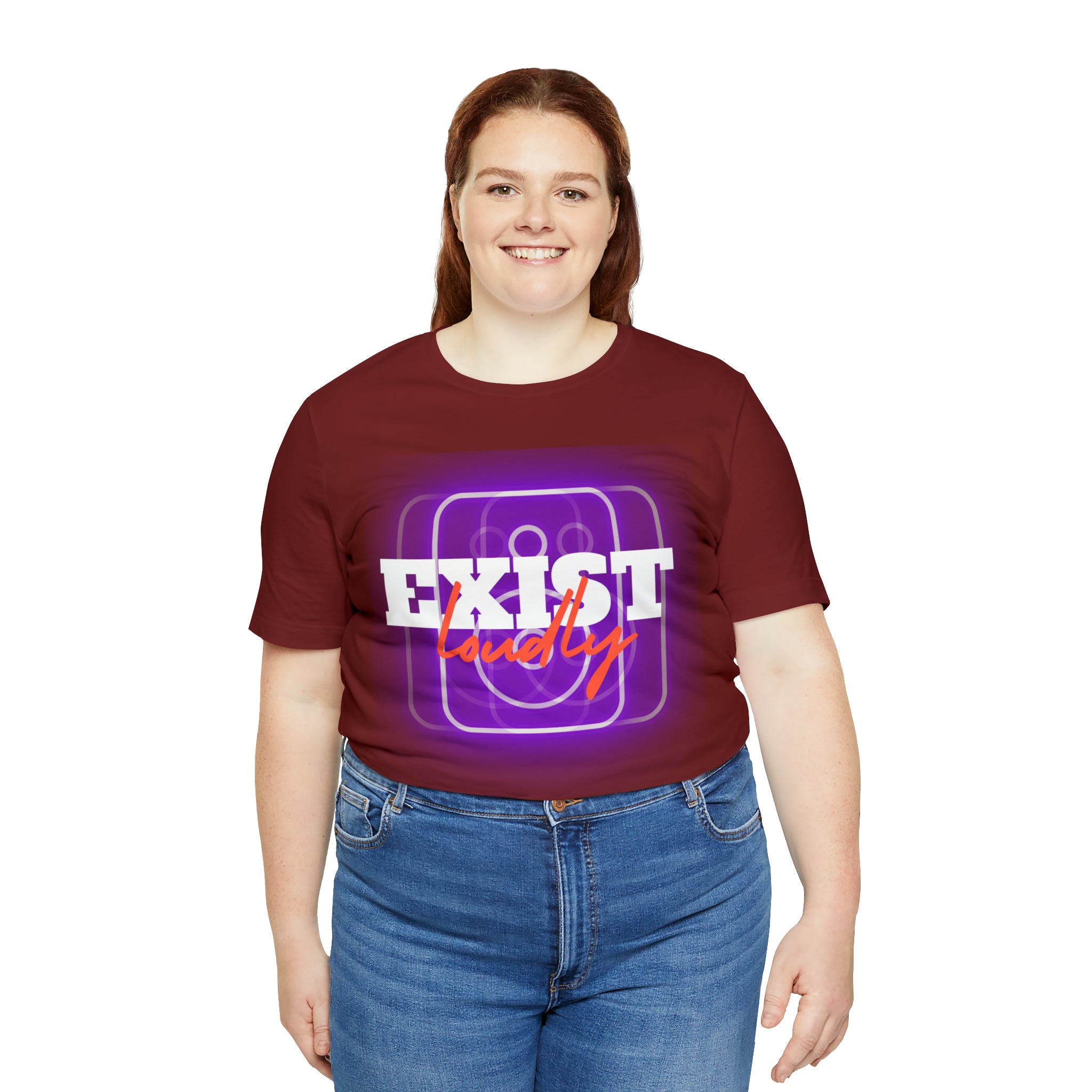 Exist Loudly Shirt | Trendy Statement Unisex T-Shirt