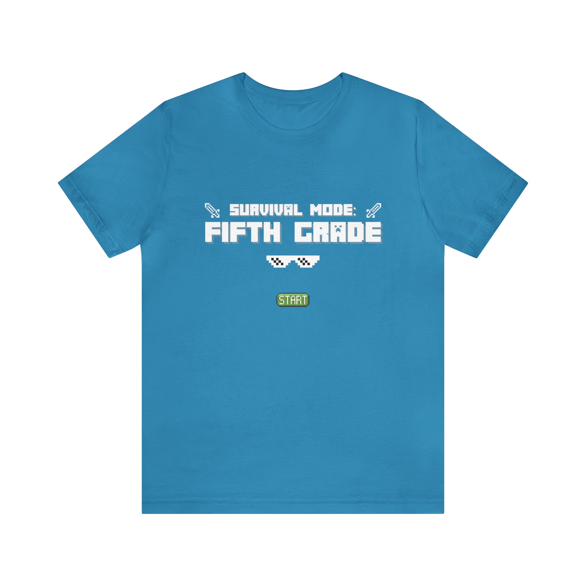 Fifth Grade Survival Mode | Minecraft School Unisex T-Shirt