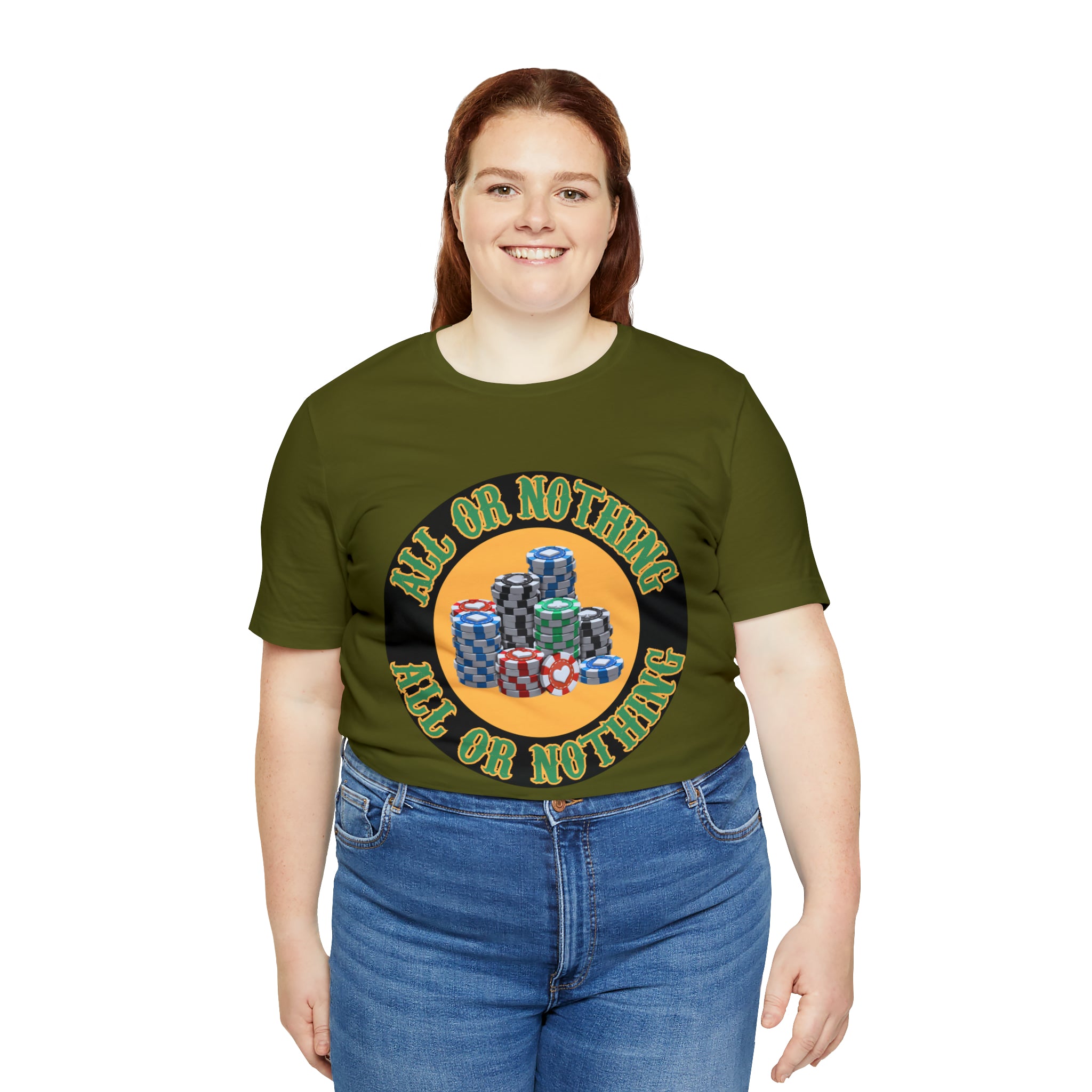 All or Nothing Day Shirt | Poker Casino Unisex T-Shirt