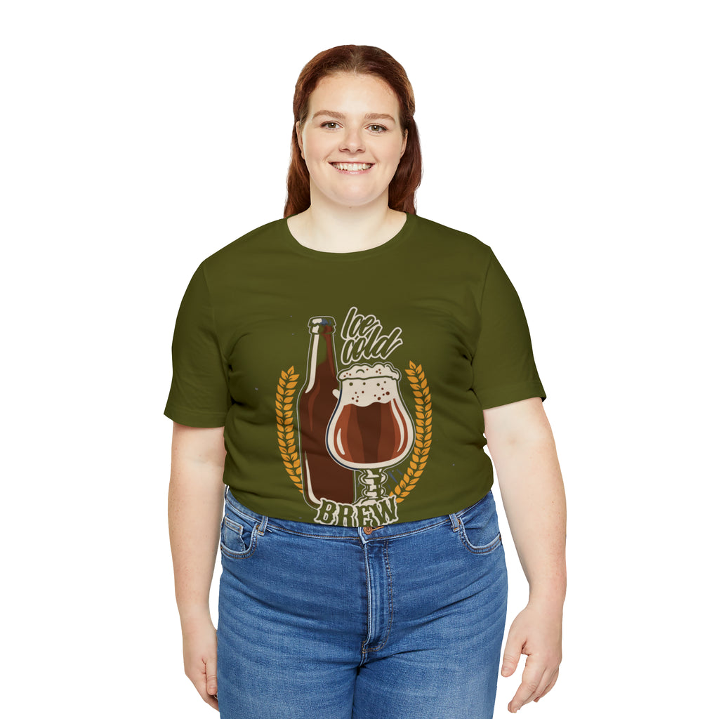 Ice Cold Brew Beer Shirt | Drink Beer Unisex T-Shirt