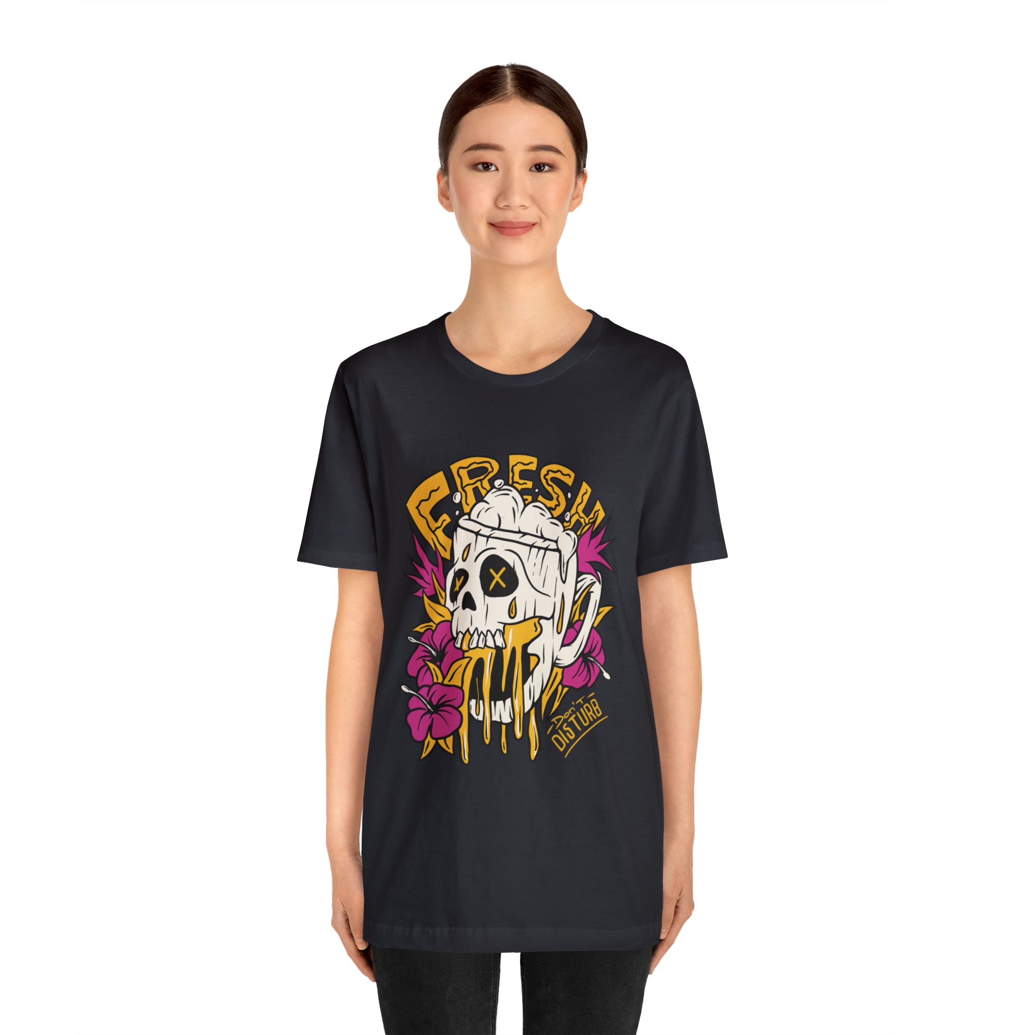Fresh Beer Skull Shirt | Drink Beer Unisex T-Shirt